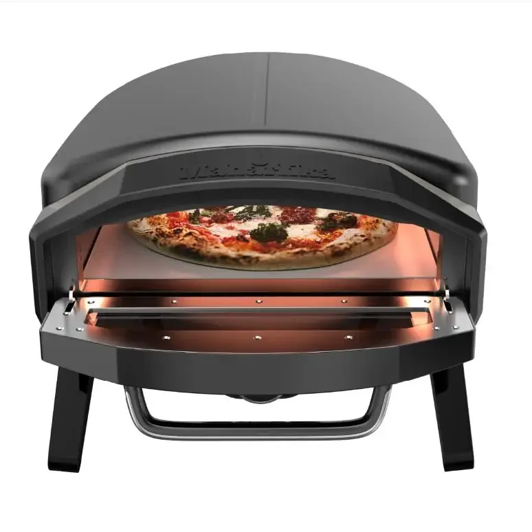 Outdoor Electric Portable  Stainless Steel  For Camping Hiking With Stone Pizza Oven