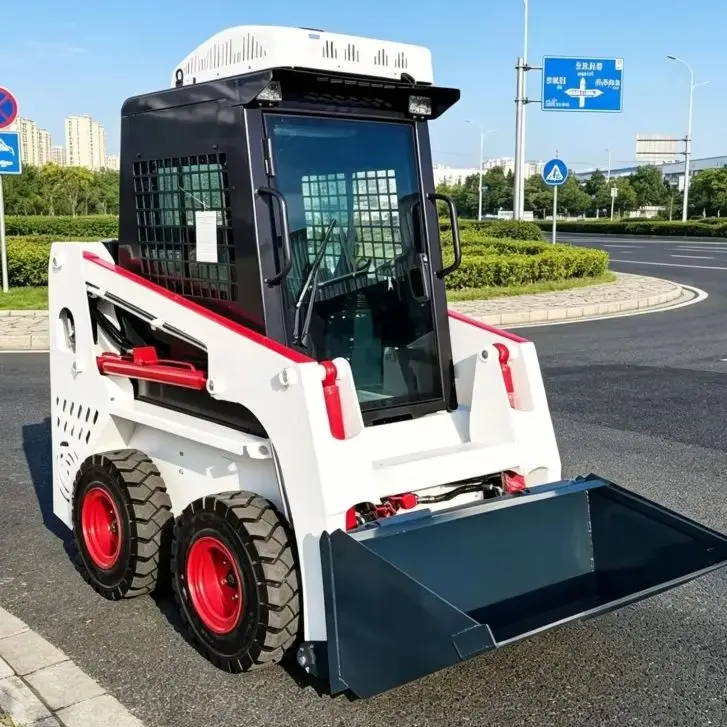 

Customized New Skid Steer Vehicle, Skid Steer Loader, Shovel for Narrow Space Work, Construction Skid Steer Machinery
