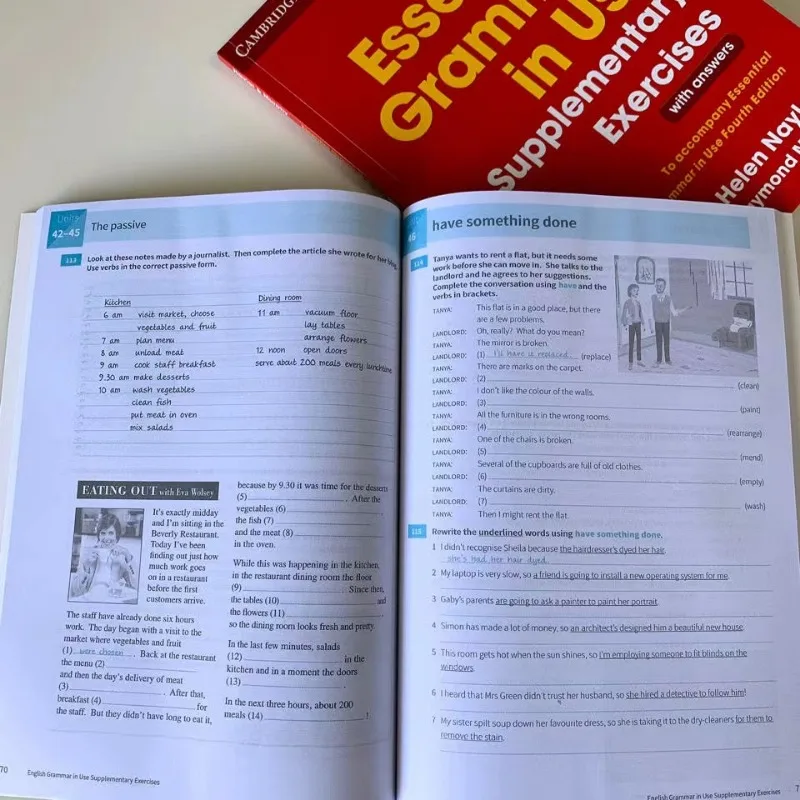 Cambridge Basic Intermediate Advanced  English Essential Grammar in Use Supplementary Exercises English Grammar Books