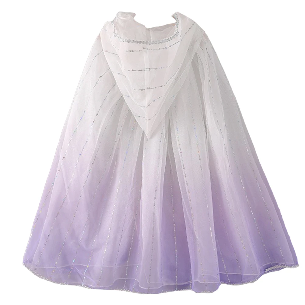 

1 шт., накидка с капюшоном, маскарадный костюм, детская одежда, хлопковая детская одежда для косплея для девочек, легко чистящаяся ручная машинная стирка, вечерние