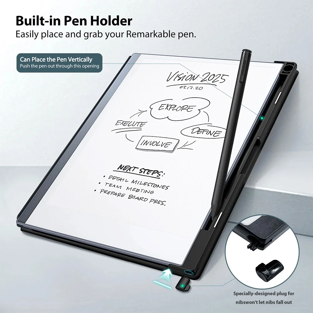 Case For Remarkable 2 Built In Pen Slot With Pen Point Slot Super Thin Material Leaves No Fingerprints For E-Book 10.3 inch Case