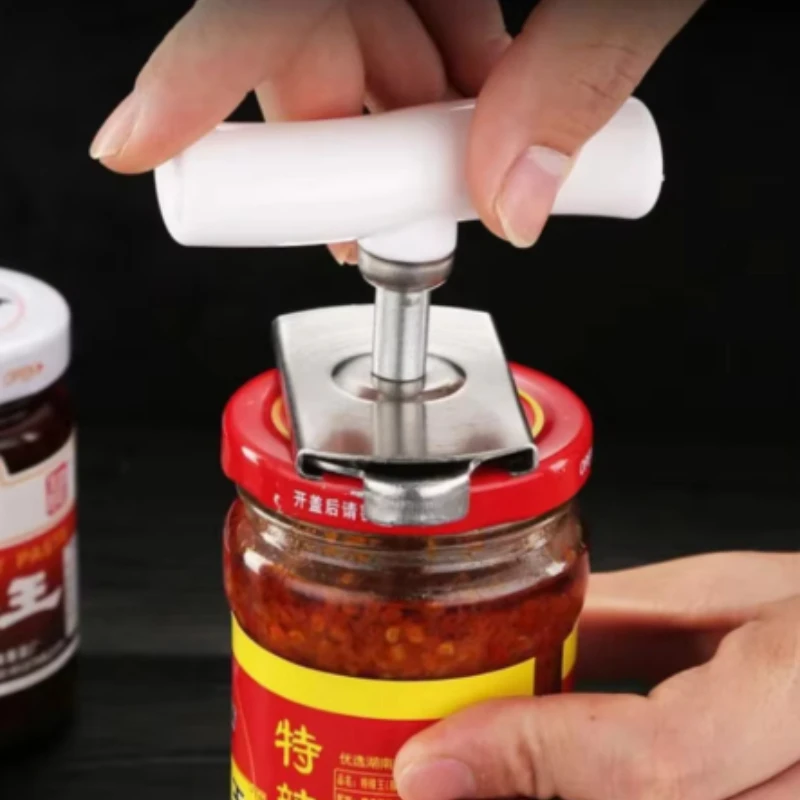 New Adjustable Multi-function Bottle Cap Opener Stainless Steel  Off Jar Opener Labor-saving Screw Can Opener for Kitchen Gadget