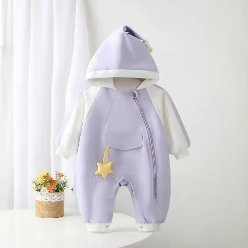 Fall Jacket Super Cute Baby Clothes Jumpsuit Korean Stylish Fashion Windbreaker Full Month Baby Girl Outing 6