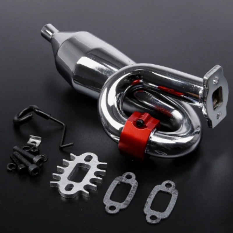 Aluminium Uitlaat/Tuned Buisset Tuned Buisset Accessoires Voor 1/5 Hpi Baha Rovan Km Baja 5b 5T 5sc