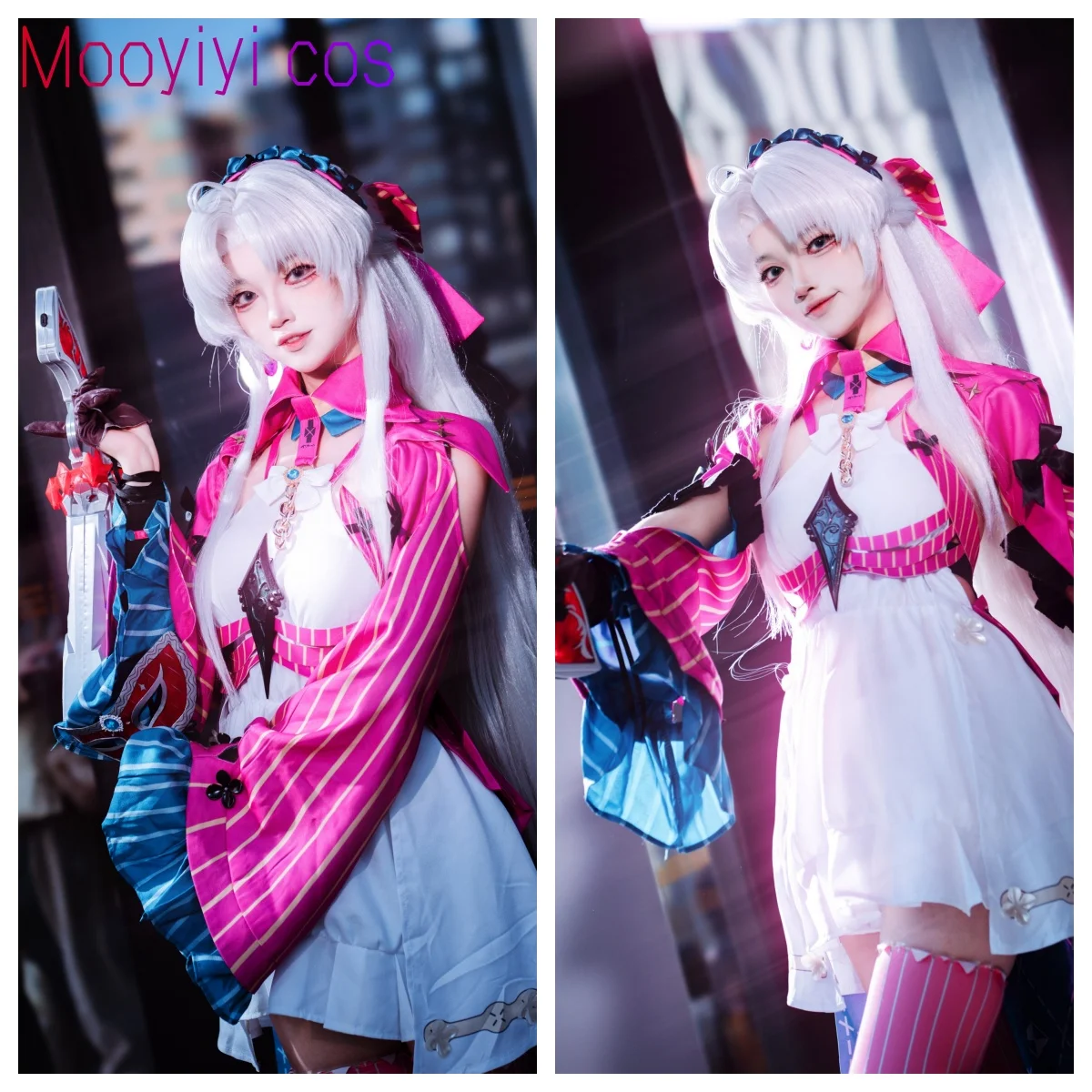 موجات ويذرينغ جديد Mooyiyi كوس كارلوتا مونتيلي تأثيري حلي هالوين عيد الميلاد لعب الأدوار حفلة كوميدية XS-XXXL زي