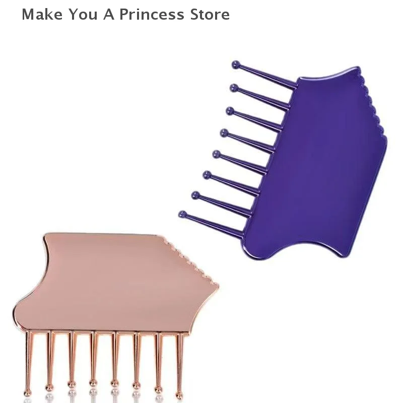 جهاز تدليك فروة الرأس المحمول من سبائك الزنك، أداة كشط غواشا للرأس والرقبة والأكتاف والساقين والذراعين لتخفيف مهدئ #2