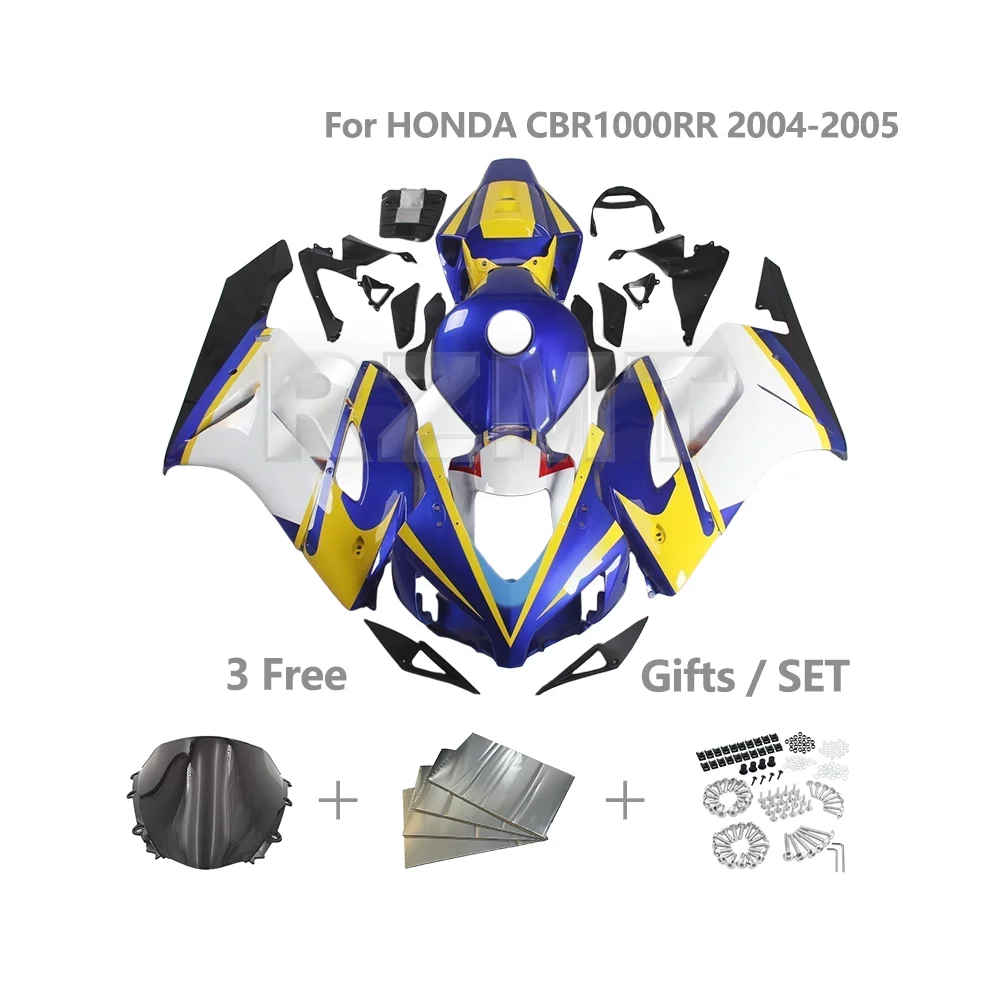 

Комплект обтекателя мотоцикла для HONDA CBR1000RRR 2004-2005 CBR 1000RR ABS, инъекционные индивидуальные обтекатели, комплект деталей для кузова H1005-1031b
