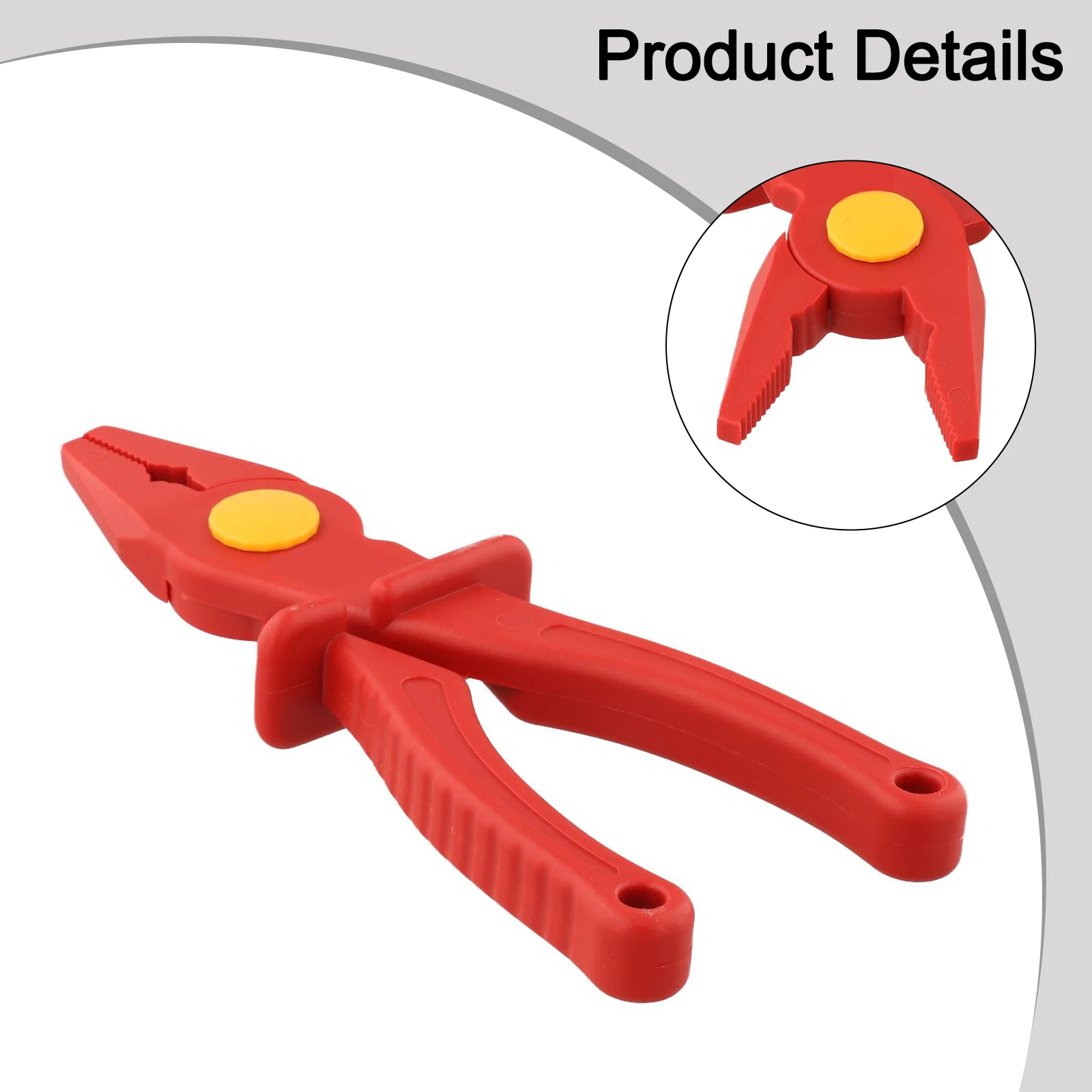 Ergonomic Insulated Pliers 1000V Insulated Tool 7.7 InchX2.4inch 195MMX60MM Insulated Plier Winding Operations