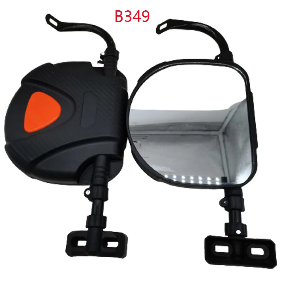 B349 Fully Enclosed Wide Field Mirrors For Electric Tricycle Rearview Mirror Reflector Rearview