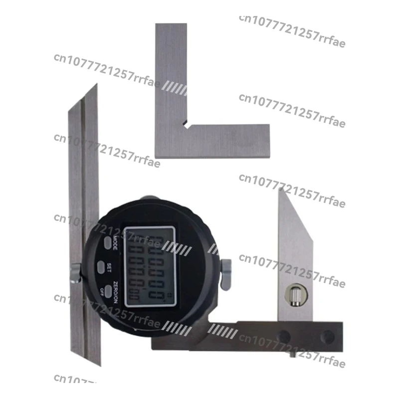 K digital display angle ruler 0~ stainless steel body, can function multi-angle ruler