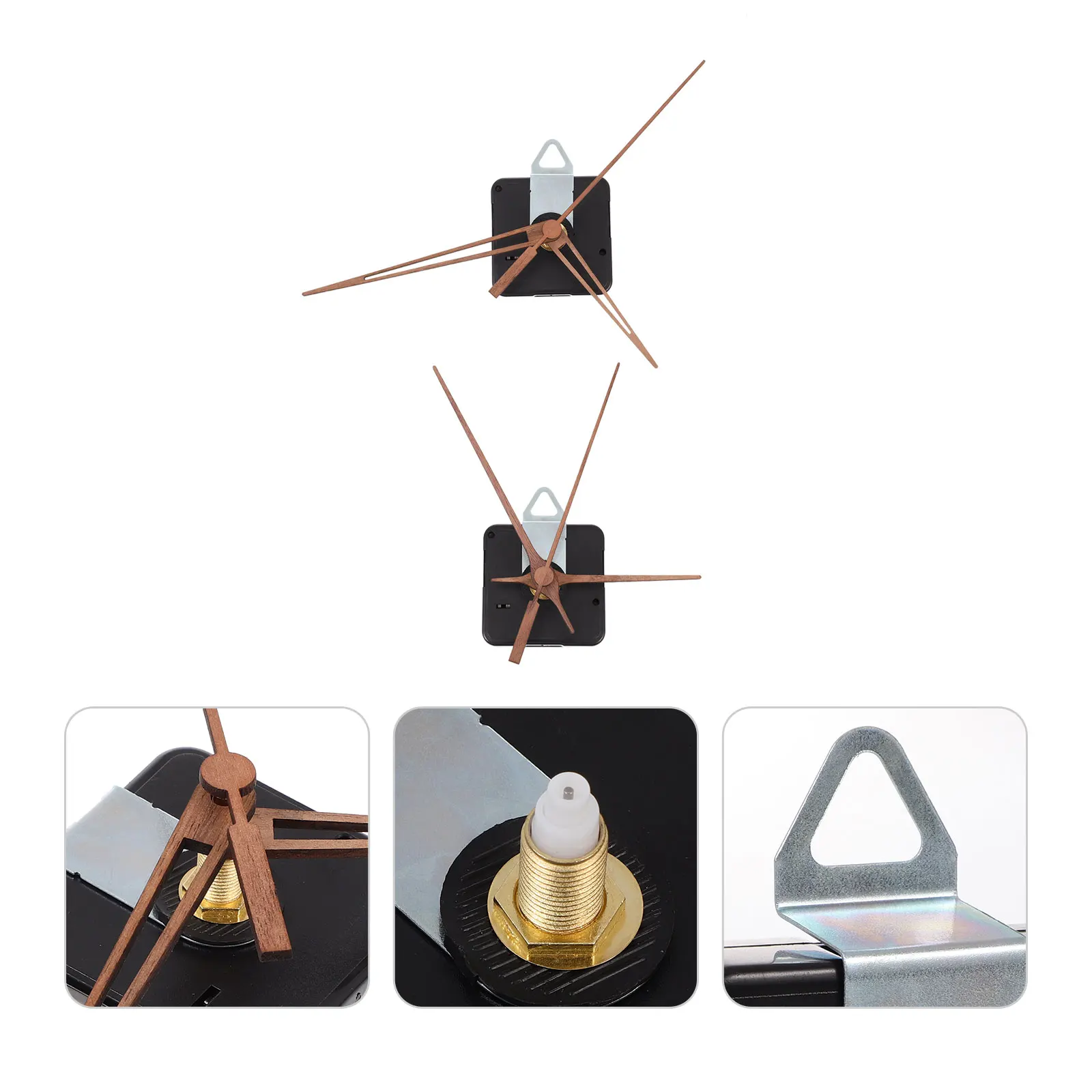 

2Sets Premium Clock Movement Mechanism Replacement Parts for 3D Embroidery Craft Clock DIY Home Decor Projects