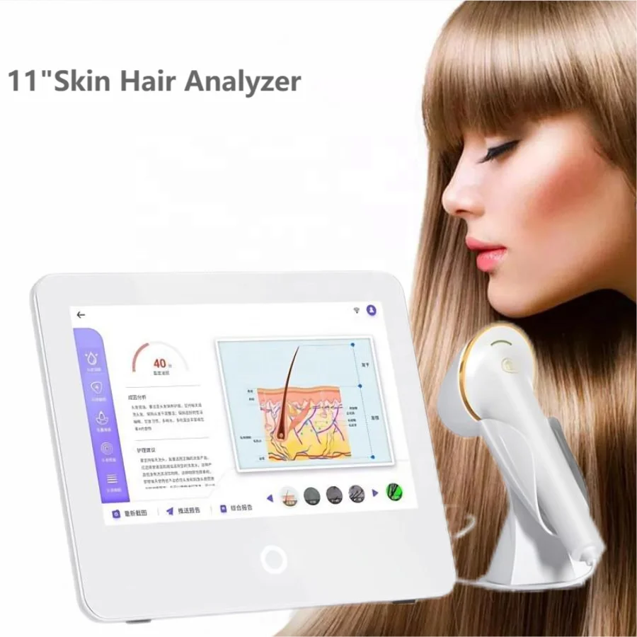 Portable High Quality HD Hair Follicles Scalp Scanner Detector Hair Analyzer