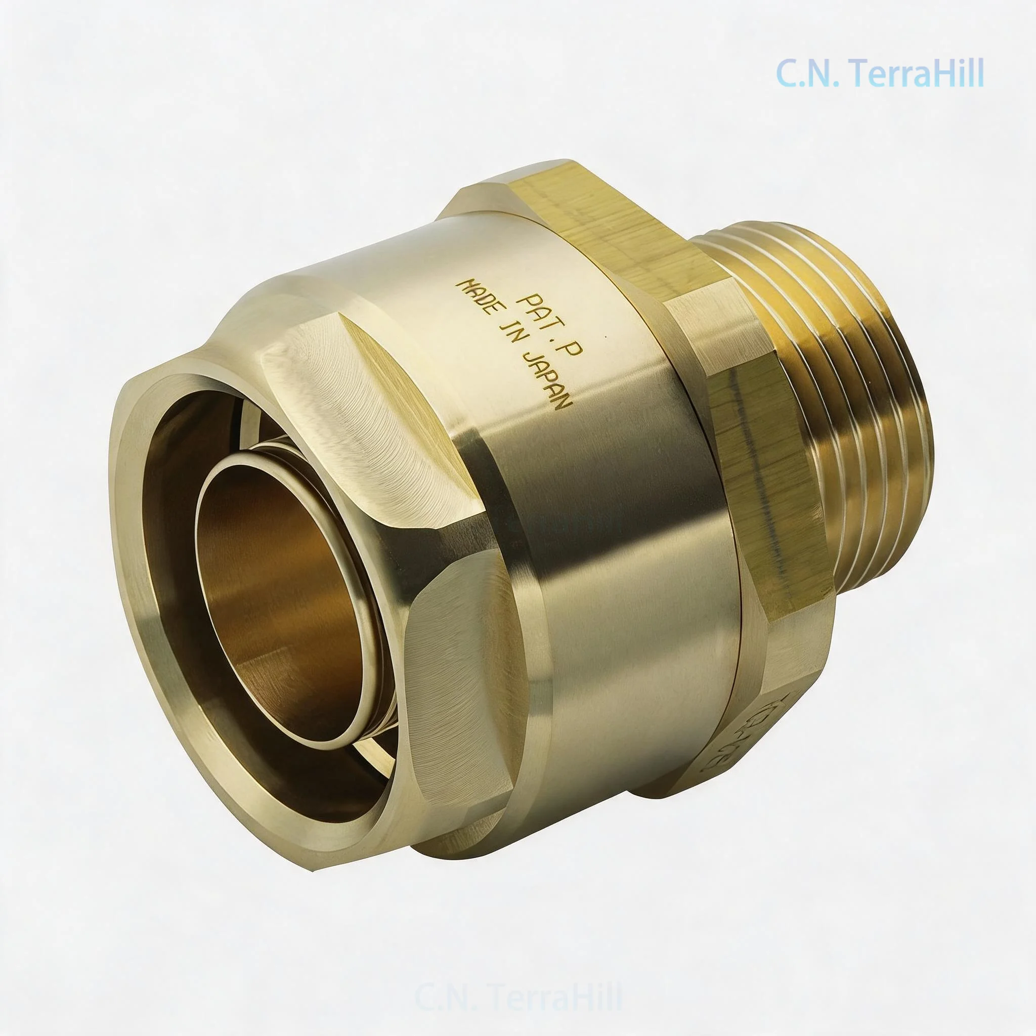 Brass Quick Coupling Socket Adapter TC3-B12-R3/8 TC3-B12-R1/2 Industrial Pneumatic Hose Connector