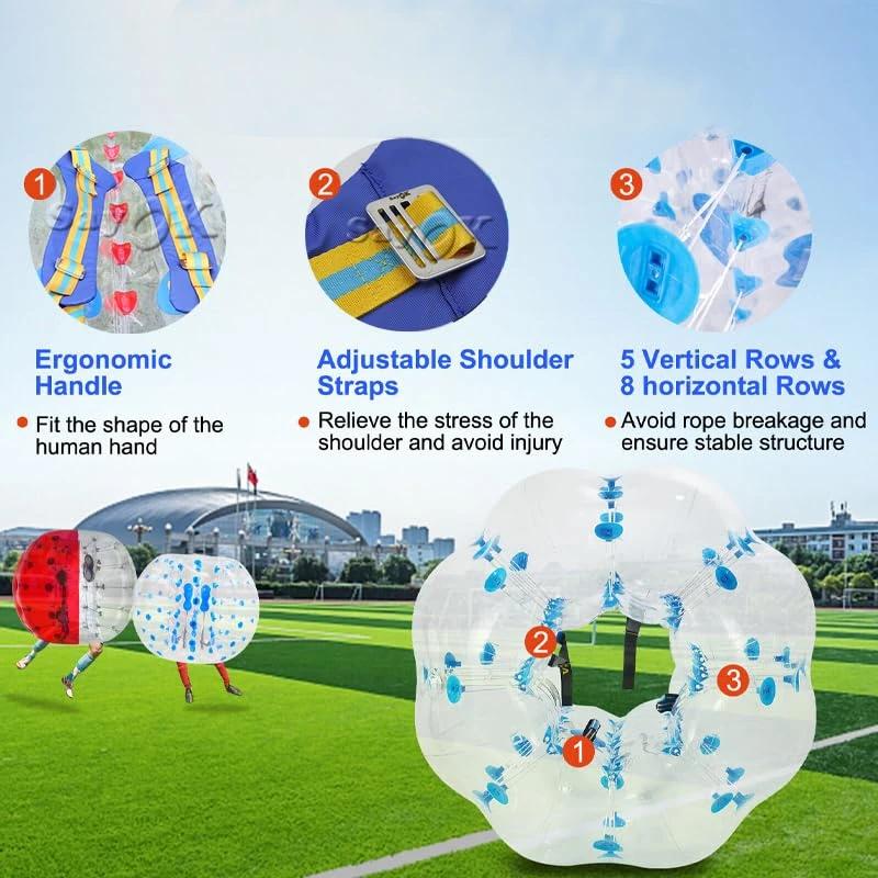 Balls Inflatable  Bubble Soccer Bumper Balls, PVC , Body Zorb Balls for Children, Adults, Outdoor