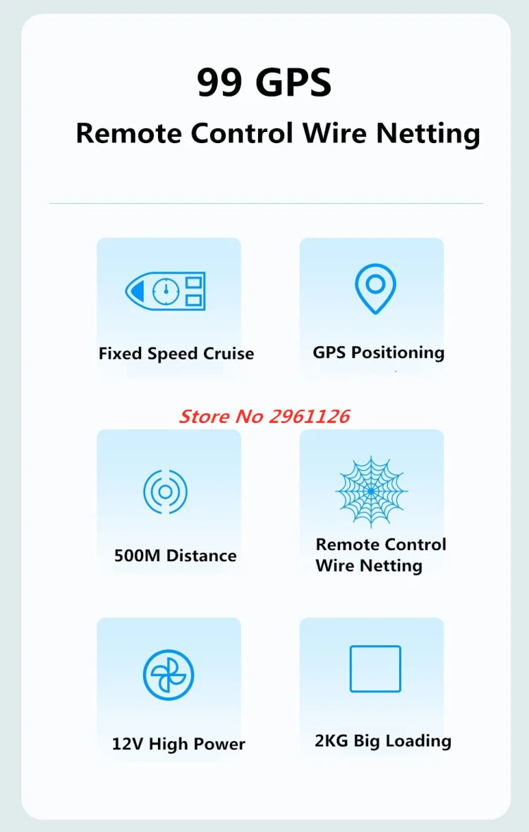 55CM 500M 2KG Loading 12V High Powerful GPS Fishing Bait Boat 99GPS Point Nesting Boat Pull Net Cruise Fishing Feeder Boat Toys