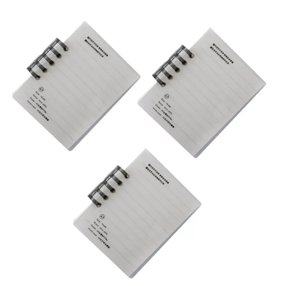 

3 Pcs Mini Spiral Notebooks Portable Pocket Sized Word Memorandum Notebook Name Pad for Writing Sketch Travel Diary