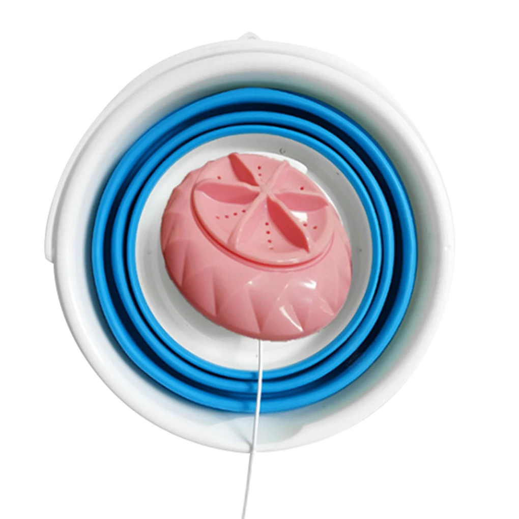 

Портативная мини-складная стиральная машина для дома и путешествий, соник-турбина, USB, ABS, для стирки белья