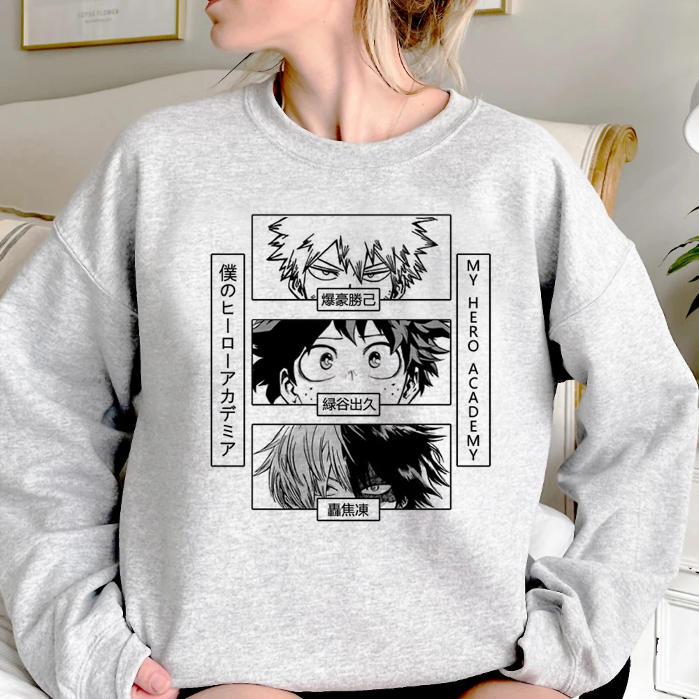 

Bakugo hoodies women Kawaii anime Winter pulls women gothic clothes