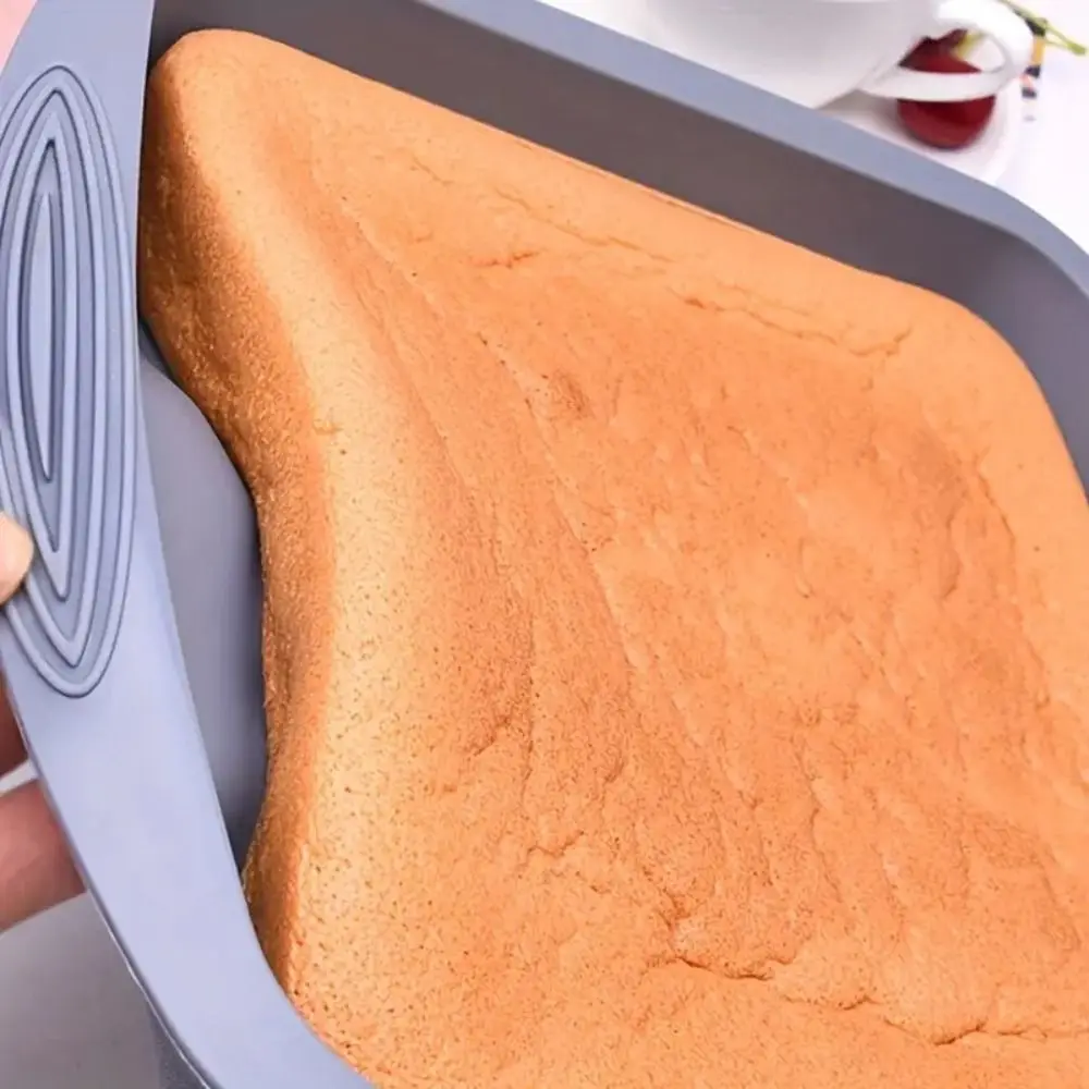 Molde para pan DIY, molde cuadrado de silicona para pastel, moldes antiadherentes para pasteles de calidad alimentaria, molde para pan tostado duradero y fácil de usar, pan de maíz