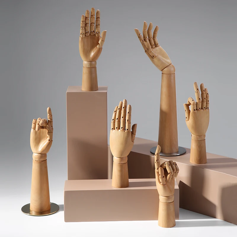 Hand Model Display Stand for Jewelry & Rings – Realistic Mannequin Hand Prop for Window Showcase