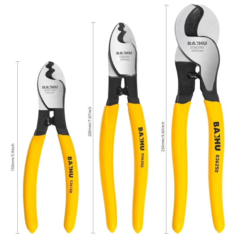 6/8/10Inch Heavy-Duty Cable Cutter Wire Cutting Pliers Electrician Cable Scissors Manual Tool Cable Scissors Hardware Tools