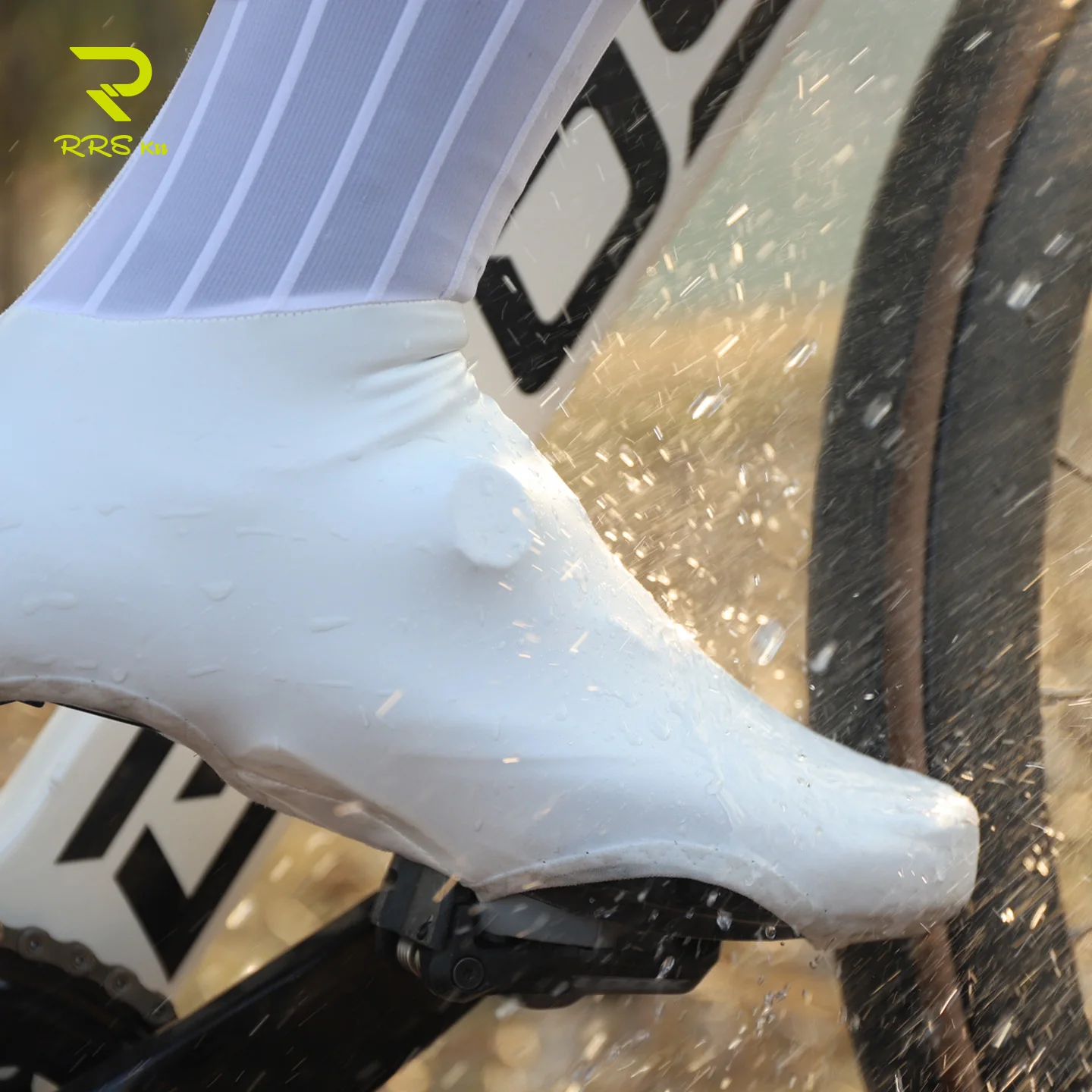 Image 4: Couvre-chaussures de cyclisme Rrskit, couvre-chaussures pneumatiques tissés, coupe-vent, imperméables, haute élasticité, respirants, pratiques