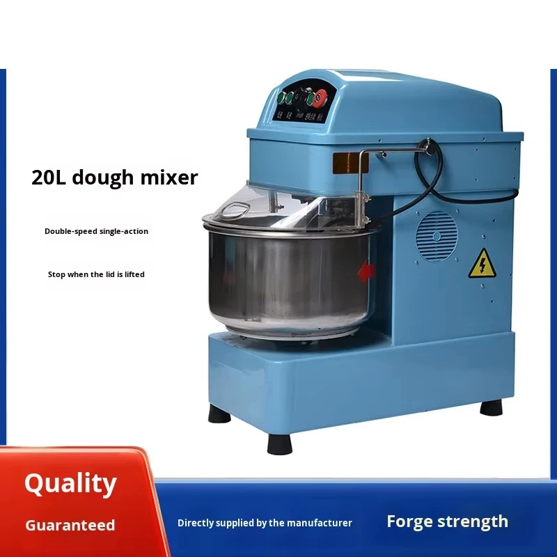 Electric Dough Mixer, Large-scale Production Basin Dough Mixer, Commercial Stainless Steel Fully Automatic Dough Mixer