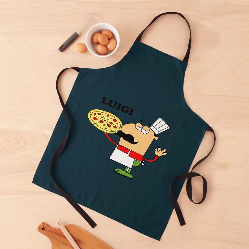 

Luigi Apron Kitchen Apras Man Cute Kitchen Accessories Chef jacket men Apron