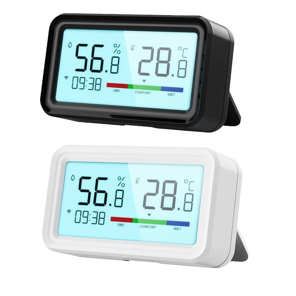 Für Tuya Wifi Temperatur Feuchtigkeit sensor Home Connected Thermometer Feuchtigkeit sensor Erkennung mit Hintergrund beleuchtung