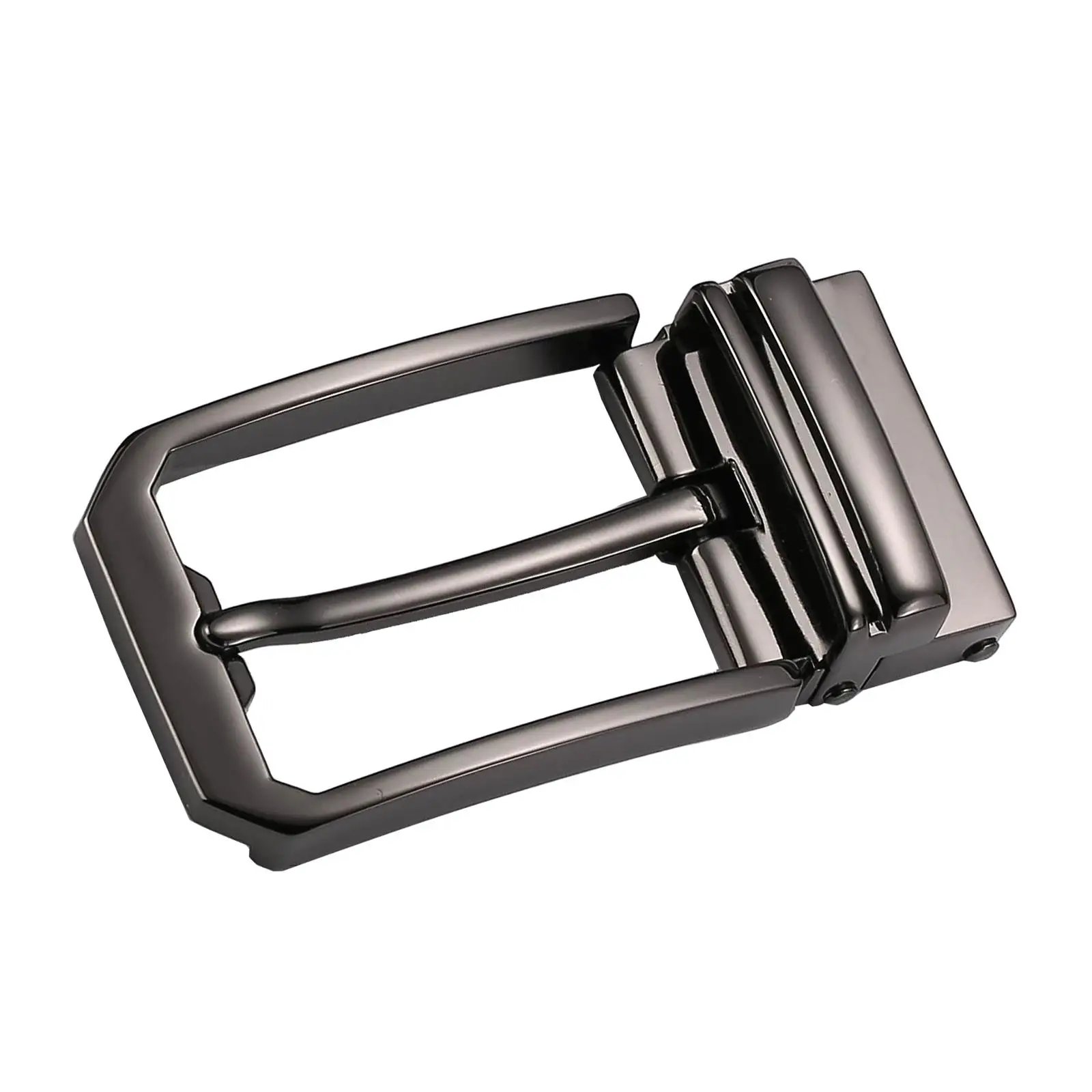 Alloy Belt Buckle Belt Accessories Luxury Business Casual for 32mm-34mm Belt Mens Single Prong Zinc Alloy Rectangle Pin Buckle