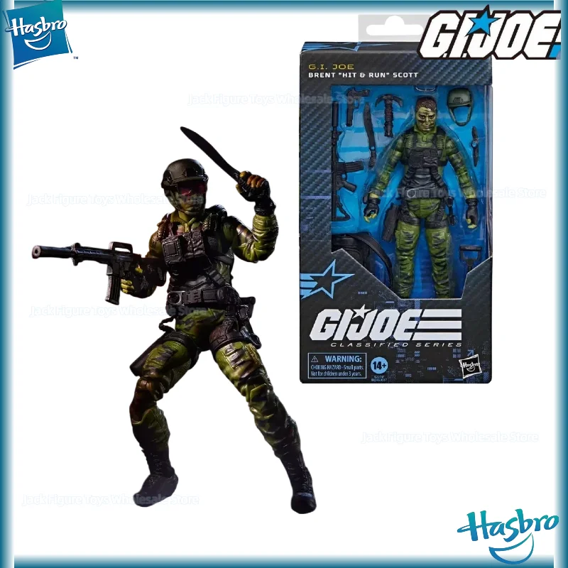 Hasbro G.I. Joe Classified Serie # 188, Brent 'Hit & Run' Scott 15cm Actionfigur Sammlerstück Originalmodell Spielzeug Geschenk