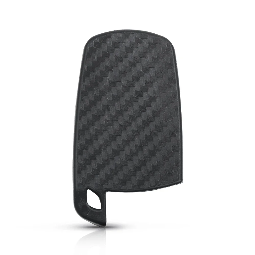 KEYYOU Carbon Fiber Key Case For BMW X1 X5 3 5 Series E90 E91 E92 E60 Silicone Cover