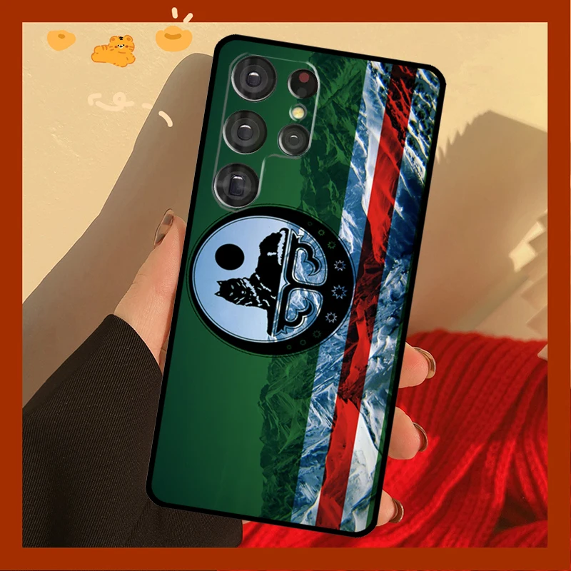 Chechen Flag Chechnya Soft Case For Samsung Galaxy S22 Ultra S8 S9 S10 S20 FE S21 Plus S10e Note 20 Ultra Cover