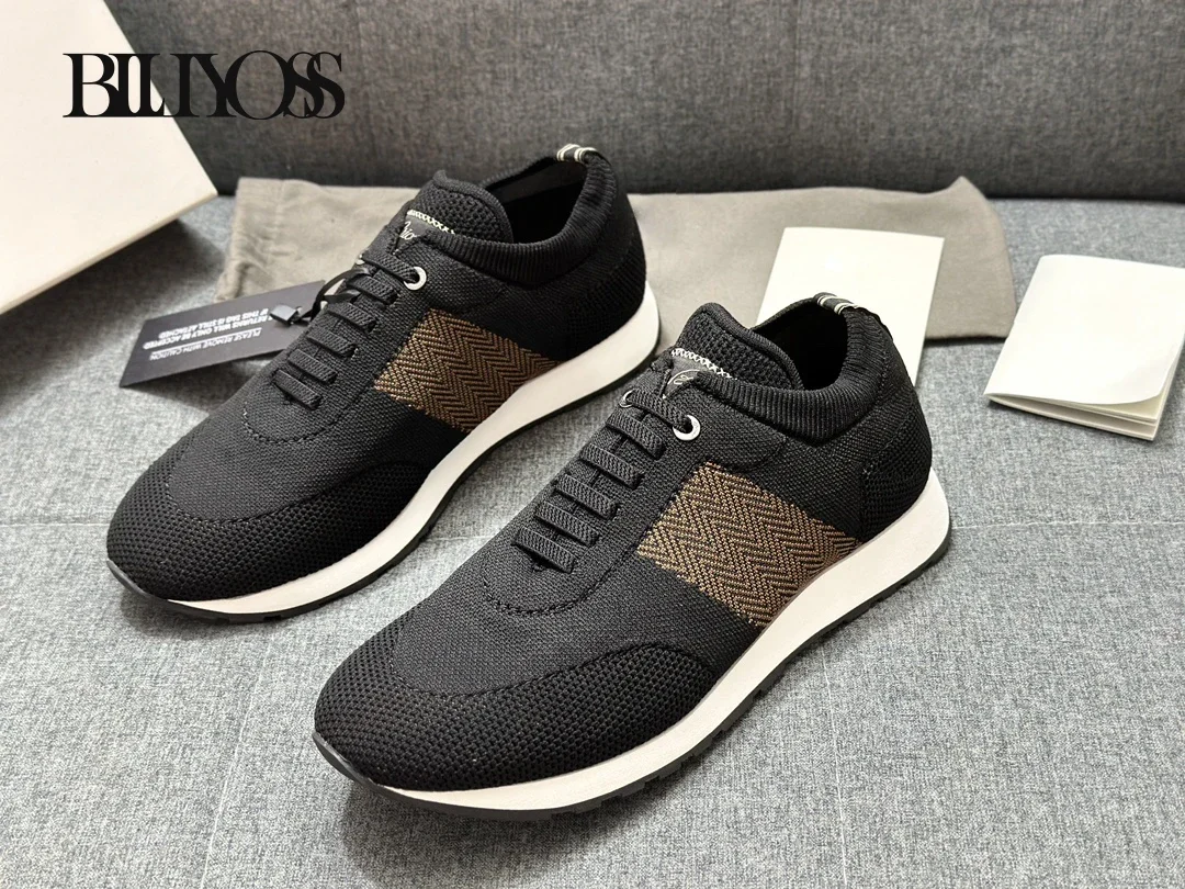 

BLLIYOSS Wool fly woven sock style sports running shoes 2024 New Comfort High Quality Outdoors European Big size 39-44 Sewing