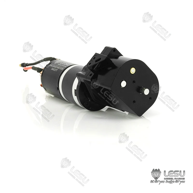 LESU Metal 27T Motor Gearbox 2Speed Transmission Box for 1/14 RC Tamiyay Tractor Truck Dumper Model Th16486-Smt3