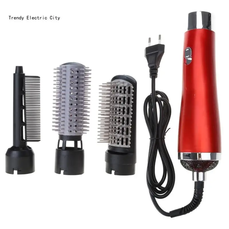 R9CD Multifunktions-Haarglätter Negativ-Ionen-Schnellwärme-Lockenwickler-Kamm-Styler-Werkzeuge