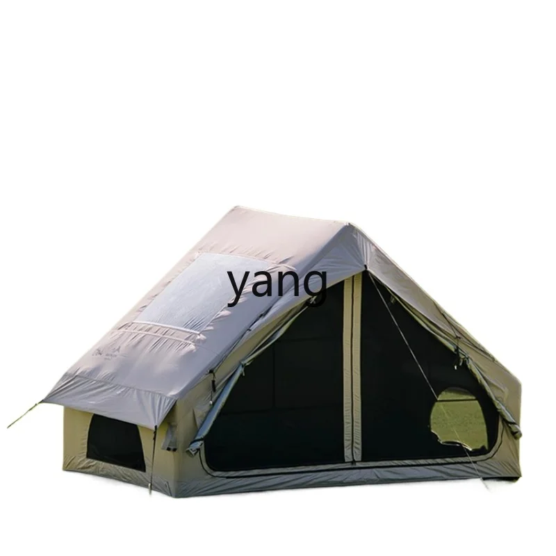 

TGF vinyl automatic inflatable tent overnight rain protection sun protection thickened camping equipment full set