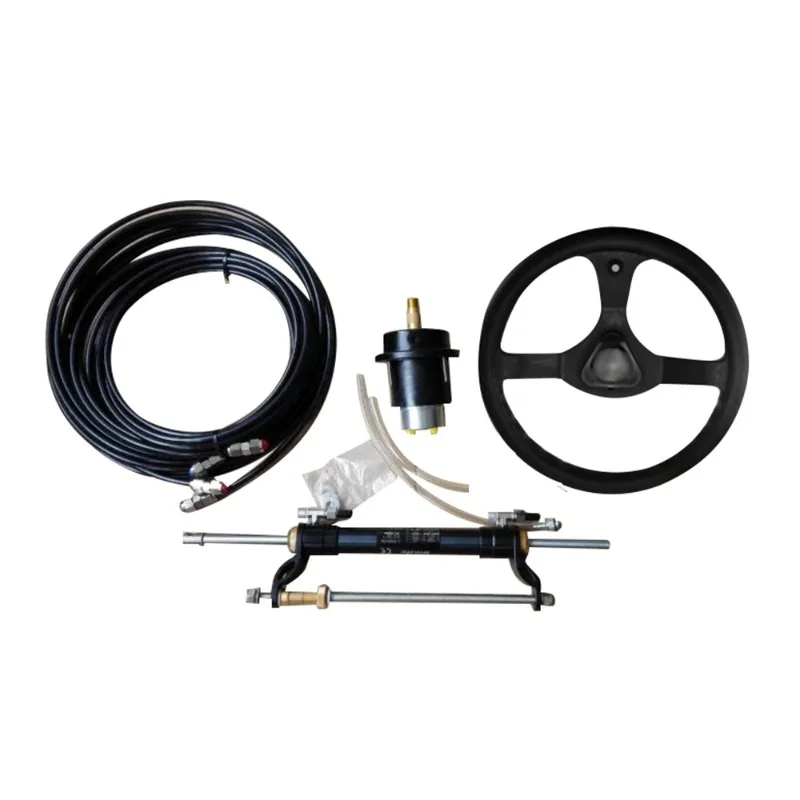 New 90 horsepower marine hydraulic outboard steering gear and marine oil cylinder pump pipe