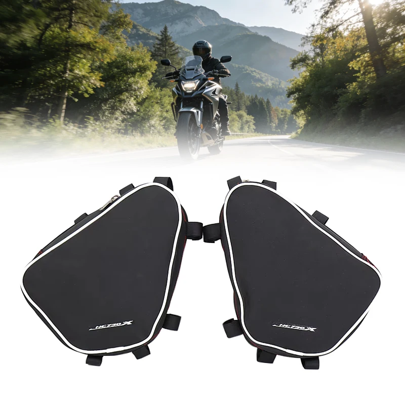 

Motorcycle Side Bags Frame Crash Bar Bags Waterproof Bag Tool Placement Travel Saddle Bag For Honda NC700X NC700S NC750X NC750S