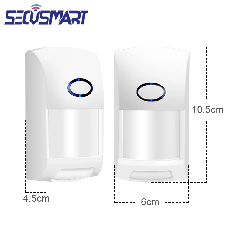 Tuya WiFi PIR Infrared Detector Smart Home Human Motion Sensor 25kg Pet Immune Security Protection Alarm APP Remote Control