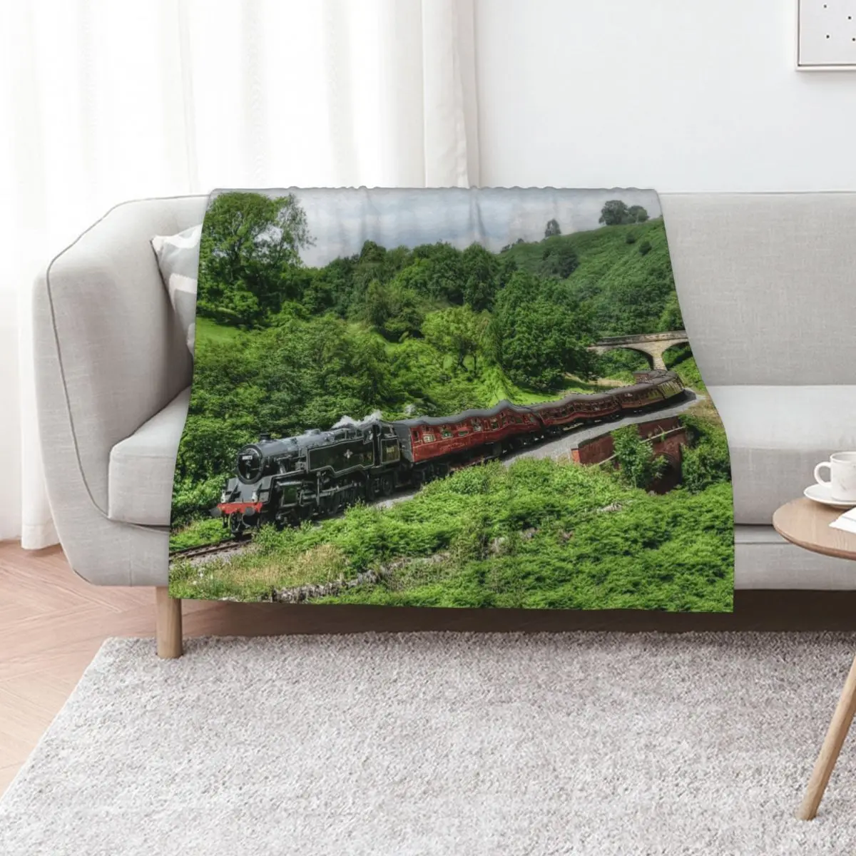 

North Yorkshire Moors Railway Throw Blanket Sofa Quilt Beautifuls Thermal heavy to sleep Blankets