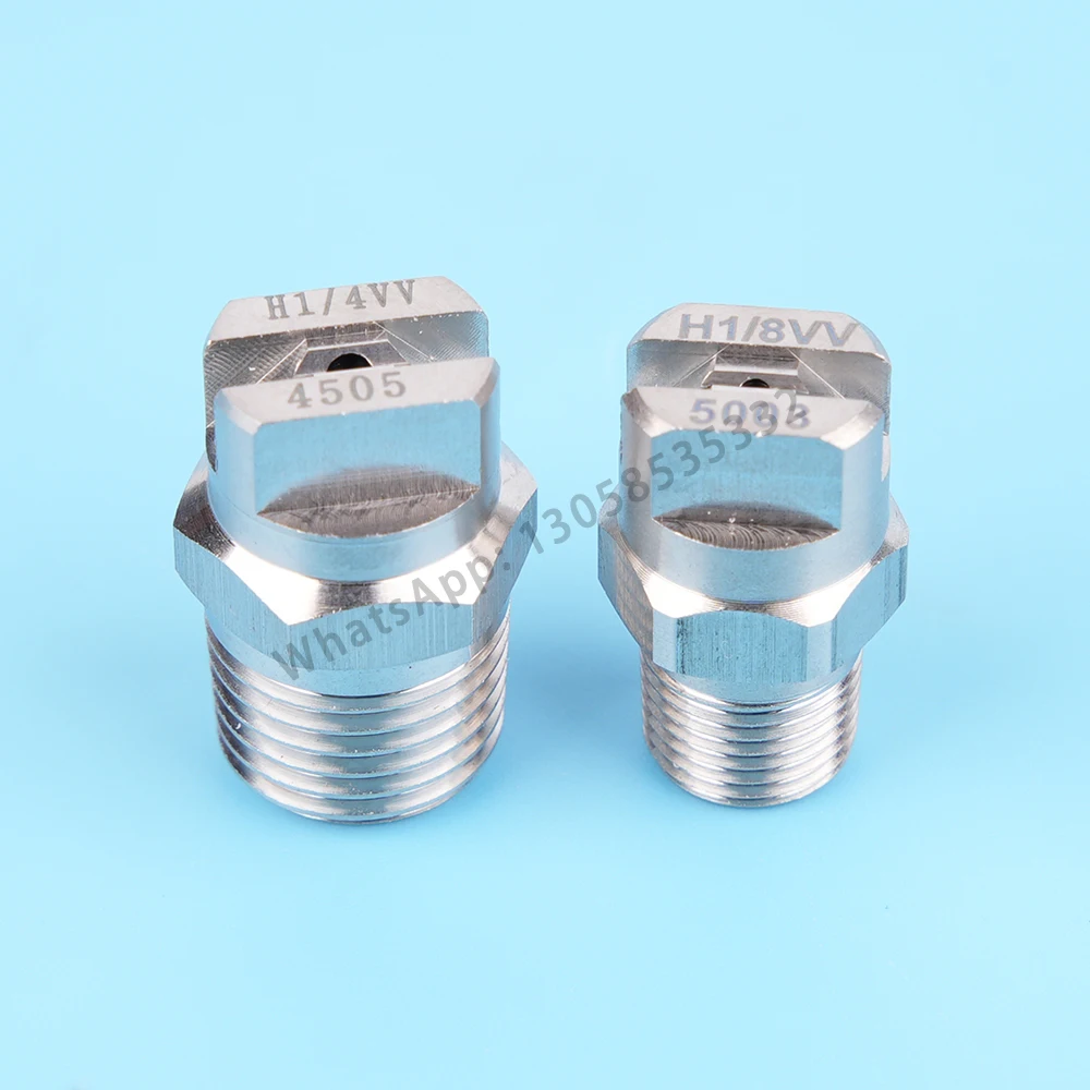 

1/8“ 1/4" HVV/HU ,SS304, Flat Fan Spray Nozzle, Industrial Cleaning, Dust Removal Nozzle Washing, 4505,5003