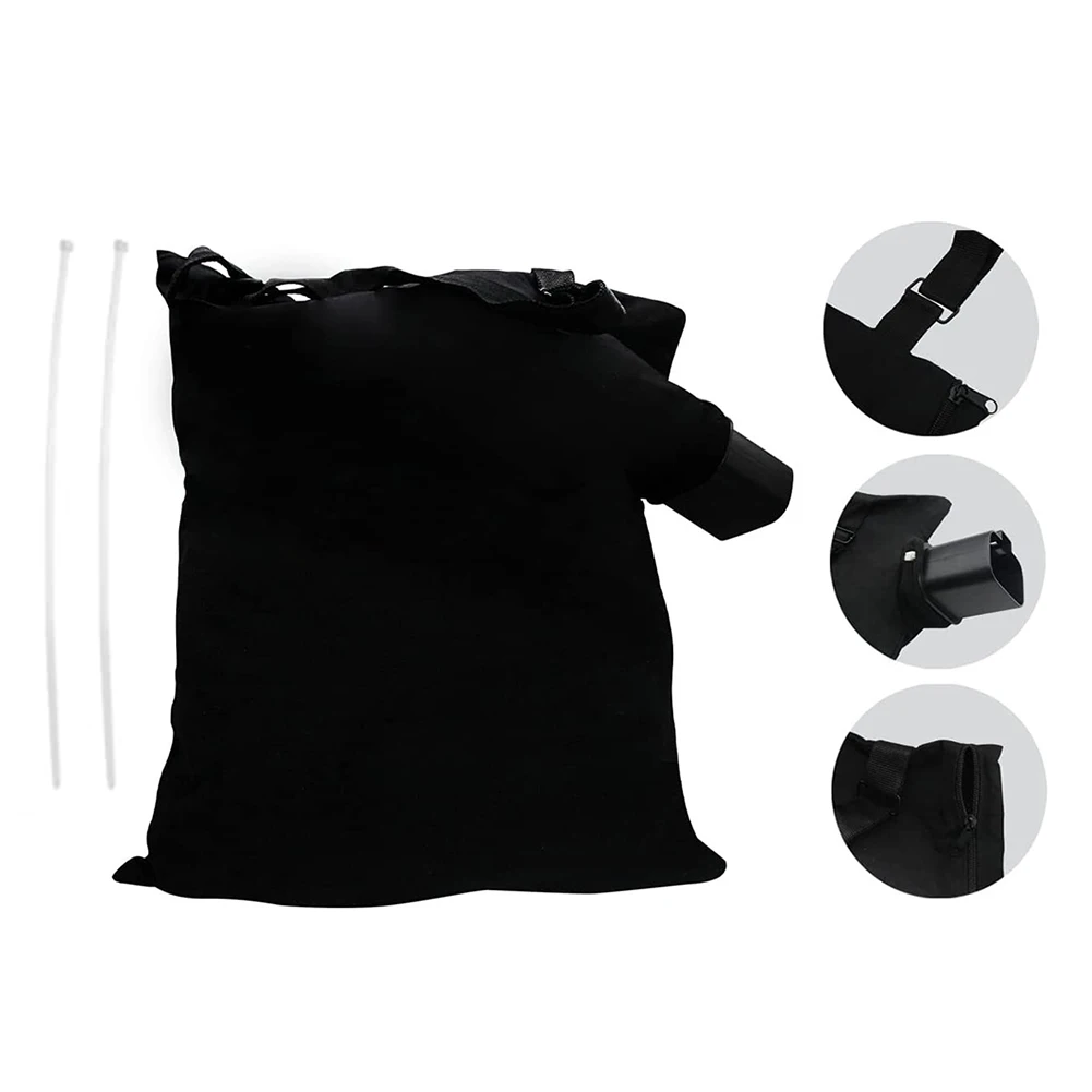 Vacuum Bag Replacement for Black Decker For Leaf Blower For BV2900 BV3100 Set of 3 Bags with Cable Tie for Yard Cleanup