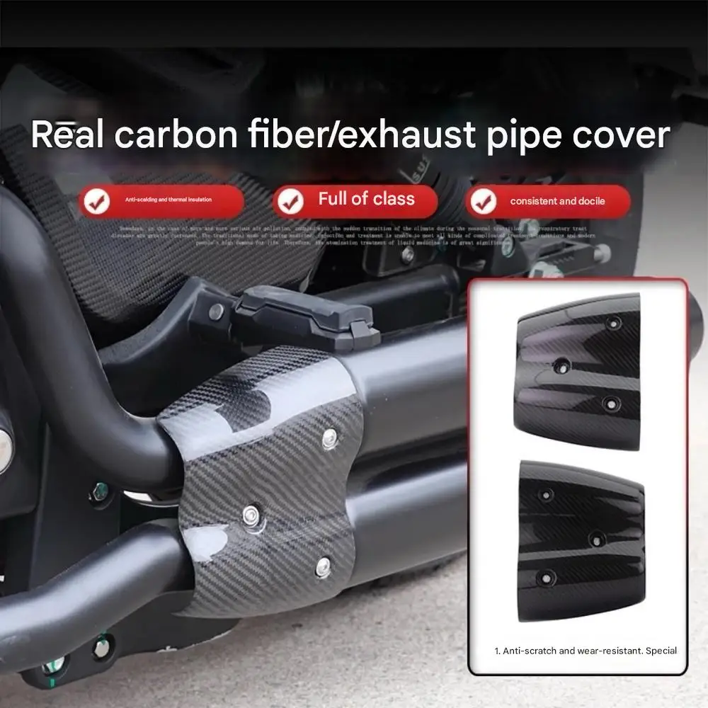 【Good quality】For BENDA Dark Flag 500 exhaust pipe anti-scalding cover original exhaust decorative cover protective cover shell