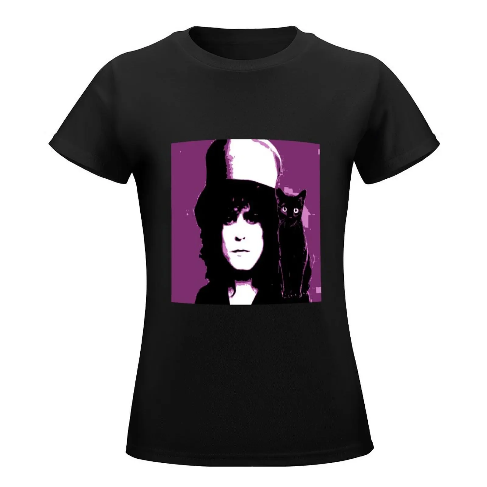 Marc Bolan T-Shirt plus size tops Short sleeve tee hippie clothes rock and roll t shirts for Women