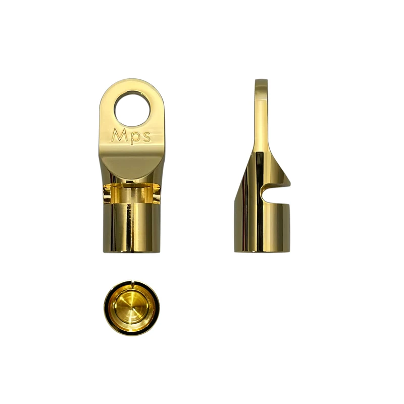 Mps Lion-2/4/6 HiFi 플러그 자동차 오디오 배터리 전원 케이블, 10μ 금도금 자동차 배터리 DC 단자 블록 와이어링 단자