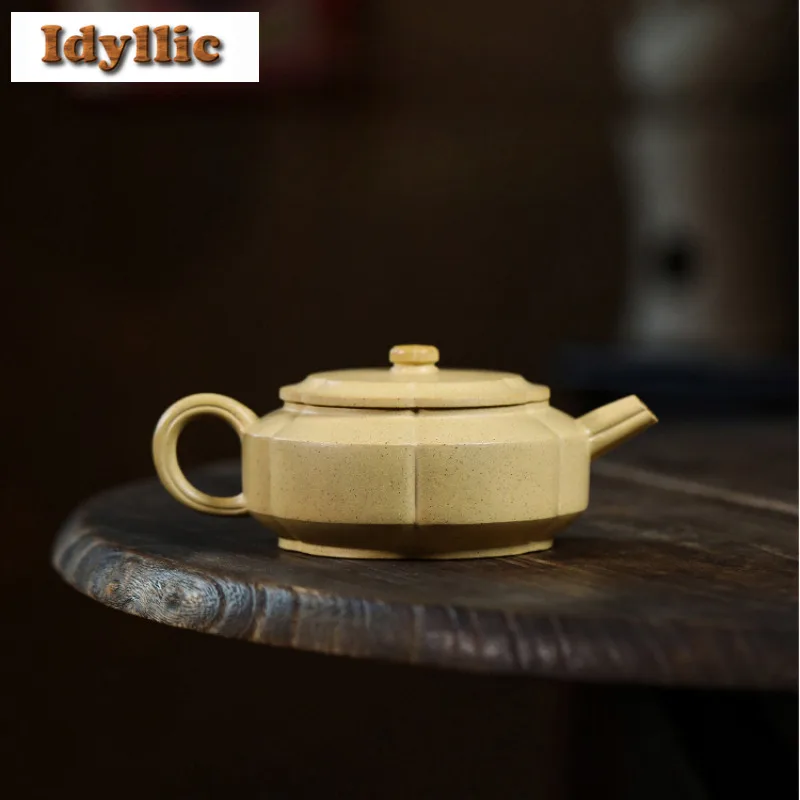 200ml Creative Yixing Purple Clay Teapots Handmade Pot Raw Ore