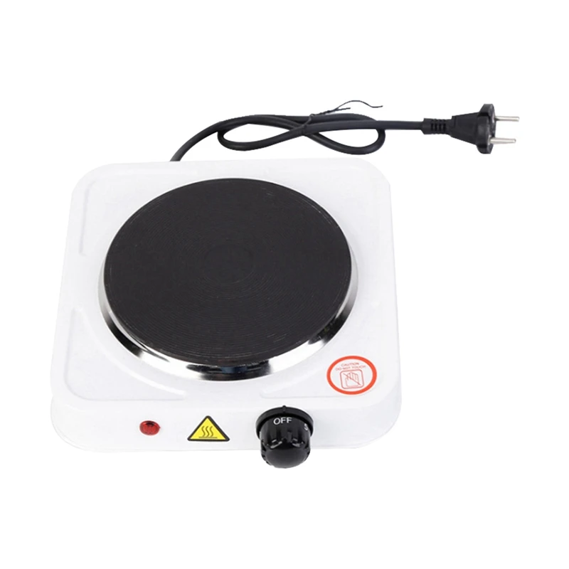 1Set 1500W Hot Plates For Cooking 5 Power Levels Stainless Steel Hot Plate For Kitchen Eu Plug