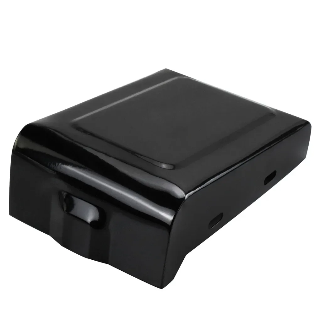 Motorcycle Battery Cover Guard Left Right Side Gloss Black For Harley Dyna Street Bob 2006-2014 Fat Bob Super Glide 2006-2017
