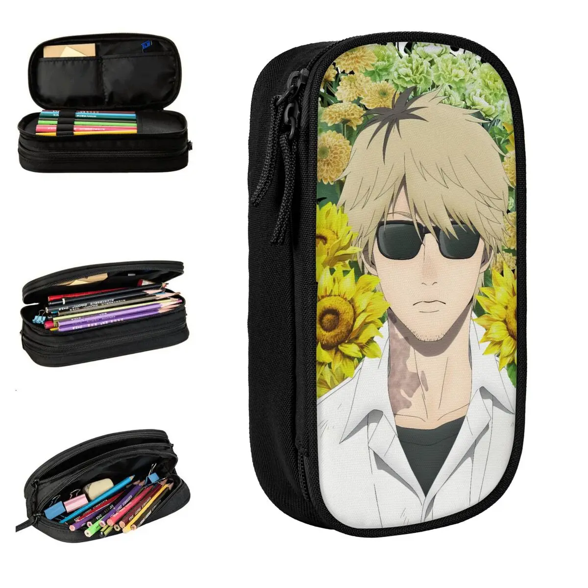 

Летний пенал в стиле аниме Hikaru Died, классическая сумка для ручек, студенческие школьные косметические пеналы большой емкости для студентов